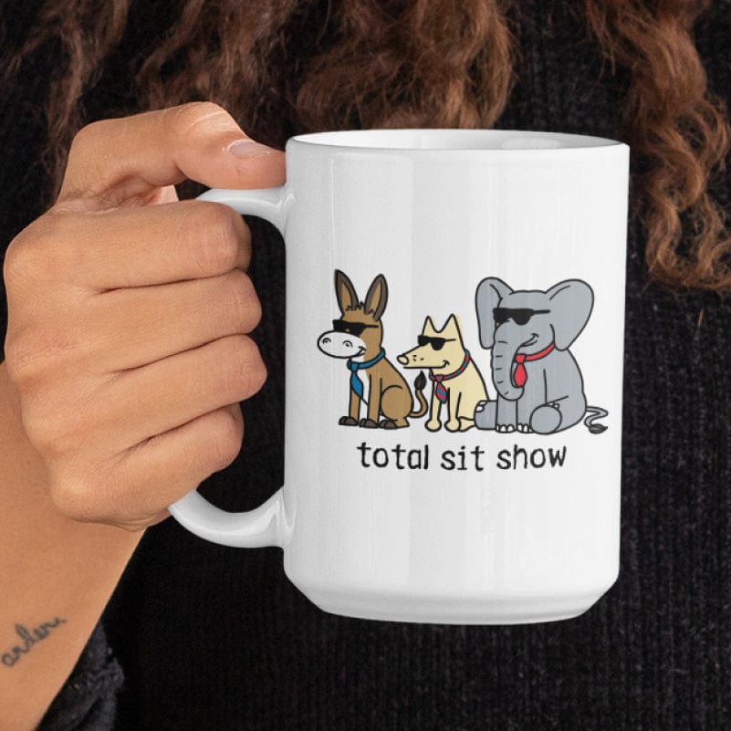 Total Sit Show 2024 - Large Coffee Mug – Teddy the Dog