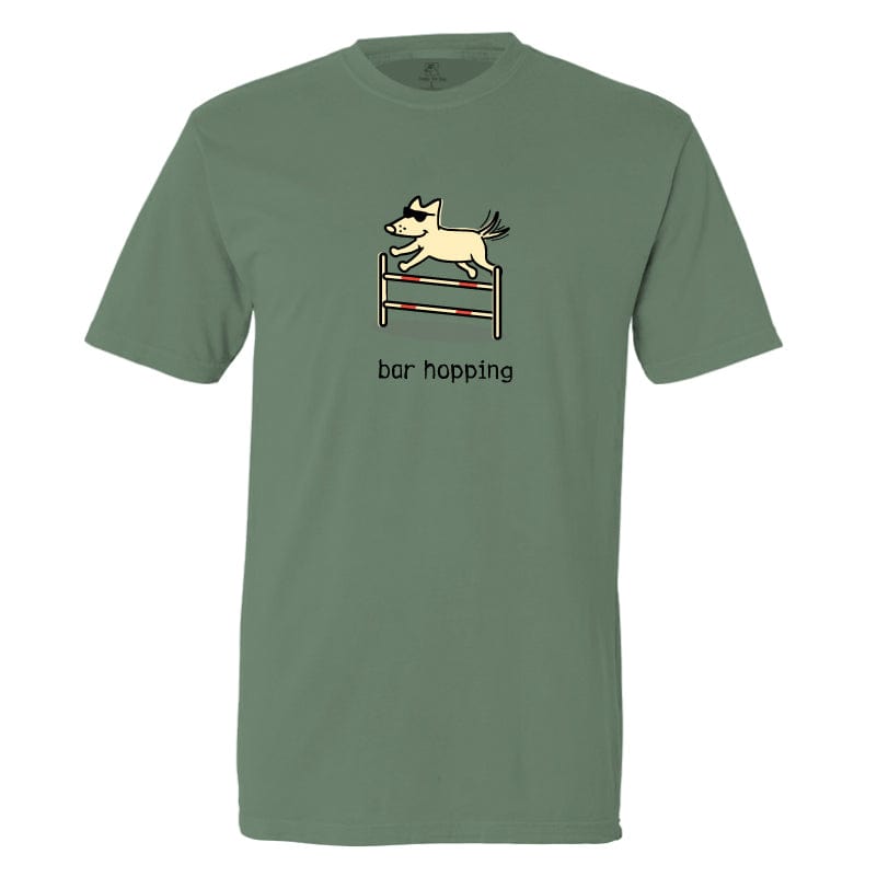 bar-hopping-classic-tee-teddy-the-dog