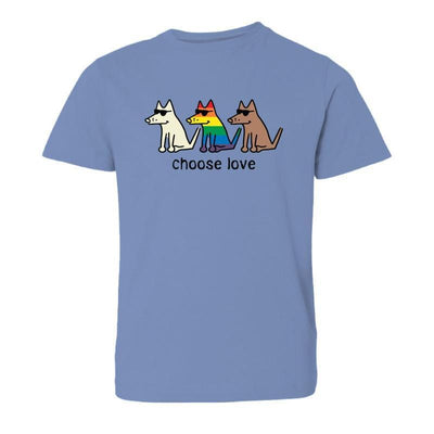 Choose Love T-Shirt - Kids - Teddy the Dog T-Shirts and Gifts