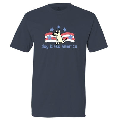 Dog Bless America T-Shirt - Classic - Teddy the Dog T-Shirts and Gifts