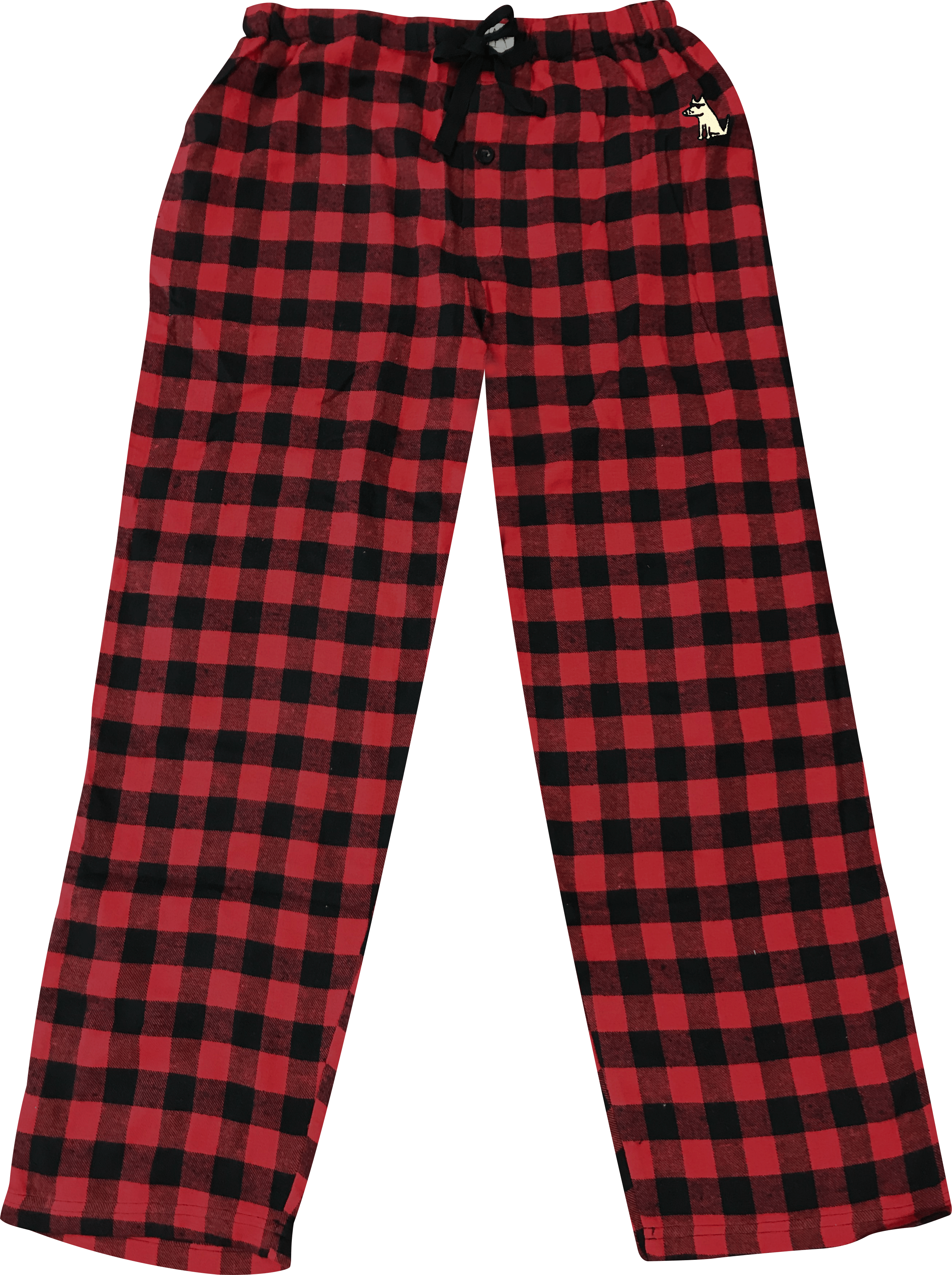 Teddy's Plaid Flannel Pants - Buffalo Plaid – Teddy the Dog