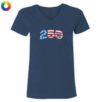 250 Paw - Ladies T-Shirt V-Neck
