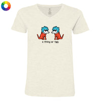 A Thing or Two  - Ladies T-Shirt V-Neck