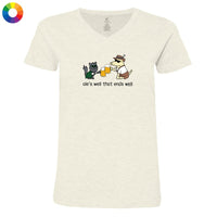 Ales Well that Ends Well - Ladies T-Shirt V-Neck