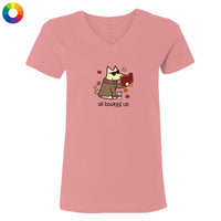 All Booked up Fall - Ladies T-Shirt V-Neck