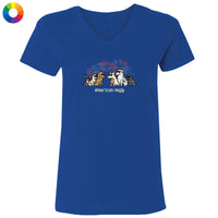 American Made - Ladies T-Shirt V-Neck