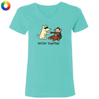 Better Together - Ladies T-Shirt V-Neck
