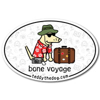 Bone Voyage - Car Magnet