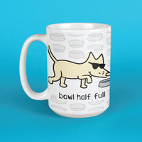 Bowl Half Full - Large Coffee Mug