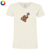 Butterfly Buddies - Ladies T-Shirt V-Neck