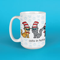 Cats in hats  - Large Coffee Mug