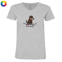 Chew Bacca - Ladies T-Shirt V-Neck