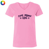 Cool Moms Club - Ladies T-Shirt V-Neck