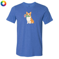 Corgi Flowers - Lightweight Tee
