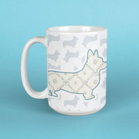 Corgi Silhouette - Large Coffee Mug