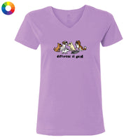 Different is Good - Ladies T-Shirt V-Neck