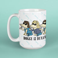 Doggy and the Dynamos - Large Coffee Mug