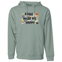 Dogs Make Me Happy Halloween - Sweatshirt Pullover Hoodie