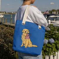 Red White and Golden - Canvas Tote