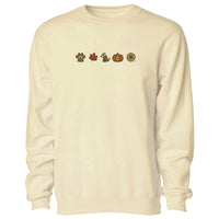 Fall Icons - Embroidered Crewneck Sweatshirt