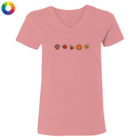 Fall Icons - Ladies T-Shirt V-Neck