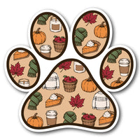 Fall Paw - Sticker