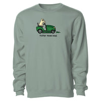 Father Mows Best - Crewneck Sweatshirt