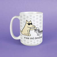 Fine and Dandie - Large Coffee Mug