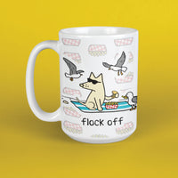 Flock Off - Large Coffee Mug