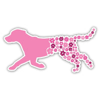 Flower Dog - Sticker