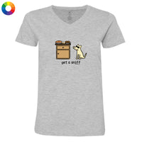 Get a Sniff  - Ladies T-Shirt V-Neck