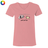 Goal Getter - Ladies T-Shirt V-Neck