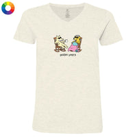 Golden Years - Ladies T-Shirt V-Neck