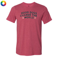 Good Dogs Change the World   - Lightweight Tee