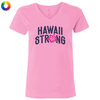 Hawaii Strong - Ladies T-Shirt V-Neck