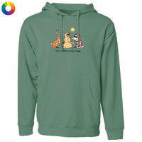 Here Comes Sandy Paws - Sweatshirt Pullover Hoodie