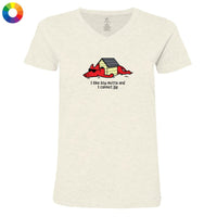 I Like Big Mutts - Ladies T-Shirt V-Neck