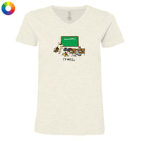 I'll Wait - Ladies T-Shirt V-Neck