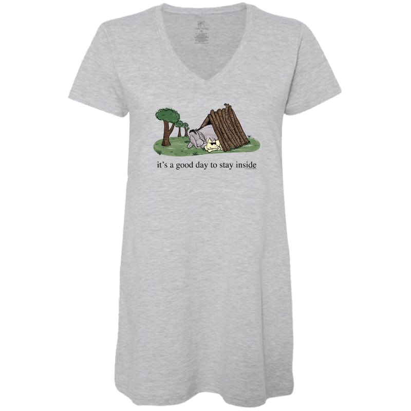 It's a Good Day to Stay Inside - Ladies Night T-Shirt – Teddy the Dog