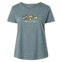 Leader of the Pack - Ladies Curvy V-Neck Tee