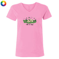 Let it Bee - Ladies T-Shirt V-Neck