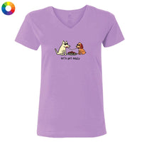 Lets Get Saucy - Ladies T-Shirt V-Neck