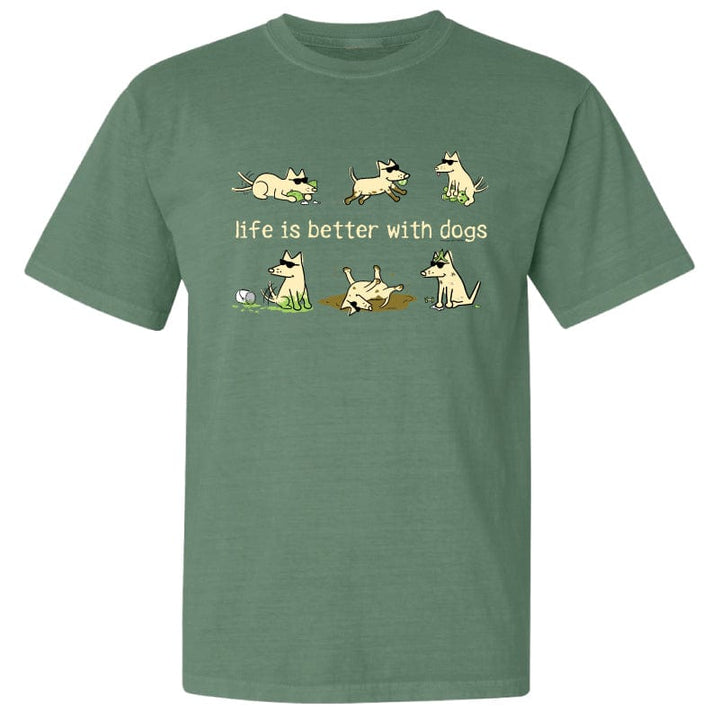 Life Isn't Perfect But My Dog Is - Dog & Cat Personalized Custom Unisex T-shirt Designed By Fishery Collective
