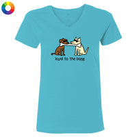 Loyal to the Bone - Ladies T-Shirt V-Neck