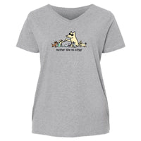 Mother like No Other  - Ladies Curvy V-Neck Tee
