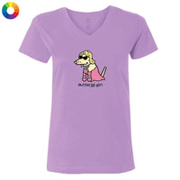 Mutterial Girl - Ladies T-Shirt V-Neck