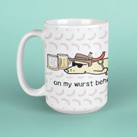 On My Wurst Behavior - Large Coffee Mug