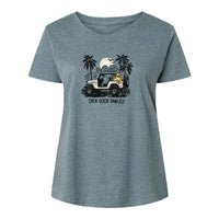 Open Door Pawlicy - Ladies Curvy V-Neck Tee