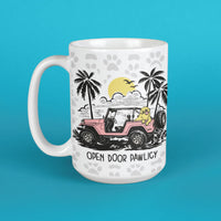 Open Door Pawlicy - Large Coffee Mug