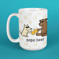 Papa Beer - Large Coffee Mug